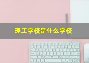 理工学校是什么学校