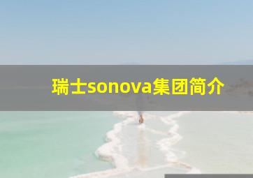 瑞士sonova集团简介