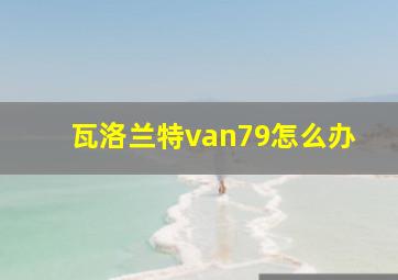 瓦洛兰特van79怎么办