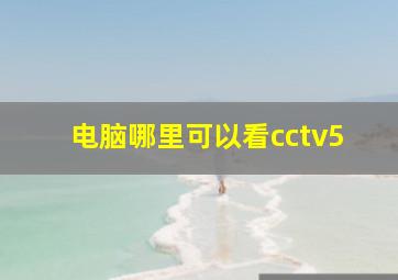 电脑哪里可以看cctv5