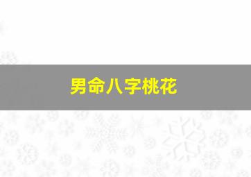 男命八字桃花