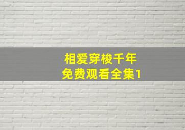 相爱穿梭千年免费观看全集1