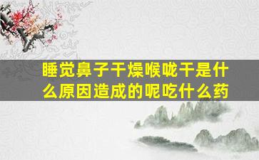 睡觉鼻子干燥喉咙干是什么原因造成的呢吃什么药