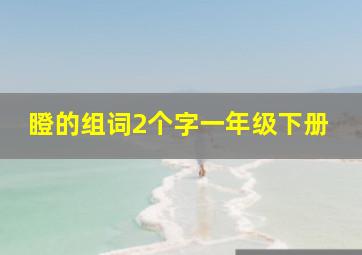 瞪的组词2个字一年级下册