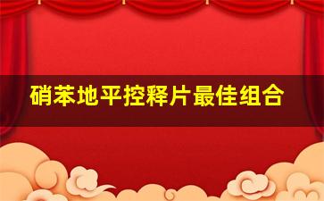 硝苯地平控释片最佳组合