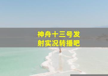 神舟十三号发射实况转播吧