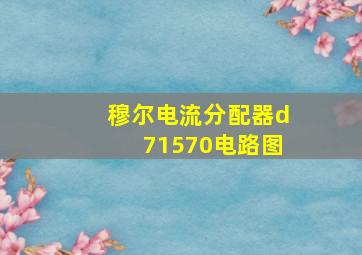 穆尔电流分配器d71570电路图