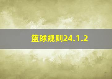 篮球规则24.1.2