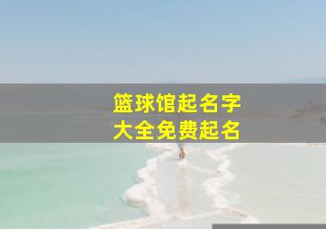 篮球馆起名字大全免费起名