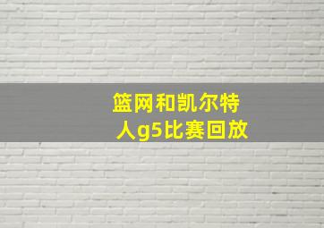 篮网和凯尔特人g5比赛回放