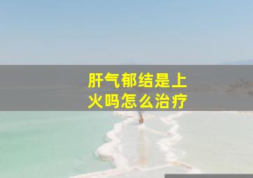 肝气郁结是上火吗怎么治疗