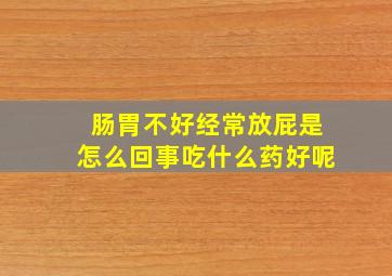 肠胃不好经常放屁是怎么回事吃什么药好呢