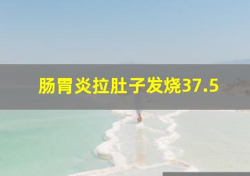 肠胃炎拉肚子发烧37.5