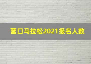 营口马拉松2021报名人数