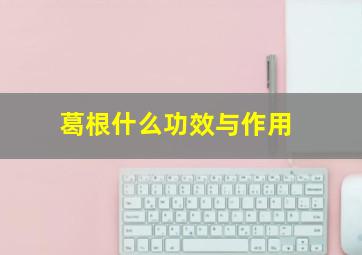 葛根什么功效与作用