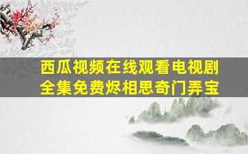 西瓜视频在线观看电视剧全集免费烬相思奇门弄宝