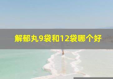 解郁丸9袋和12袋哪个好