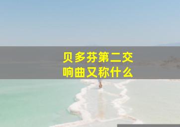 贝多芬第二交响曲又称什么