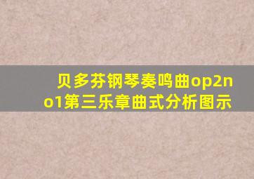 贝多芬钢琴奏鸣曲op2no1第三乐章曲式分析图示