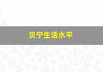 贝宁生活水平