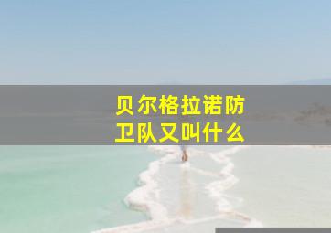 贝尔格拉诺防卫队又叫什么