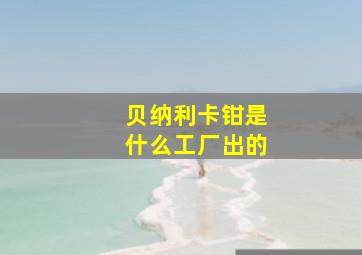 贝纳利卡钳是什么工厂出的