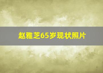 赵雅芝65岁现状照片