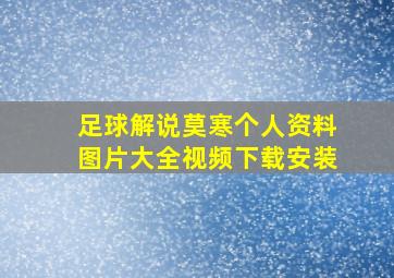 足球解说莫寒个人资料图片大全视频下载安装