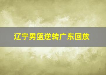 辽宁男篮逆转广东回放