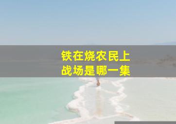 铁在烧农民上战场是哪一集