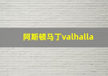 阿斯顿马丁valhalla