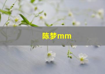 陈梦mm