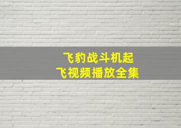 飞豹战斗机起飞视频播放全集