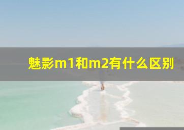 魅影m1和m2有什么区别