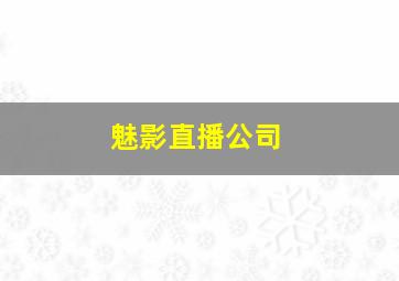 魅影直播公司