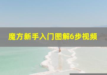 魔方新手入门图解6步视频