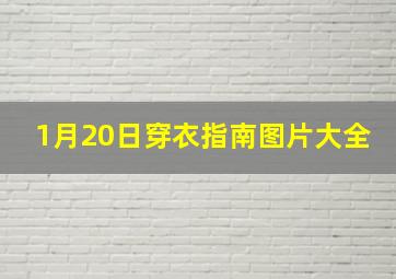 1月20日穿衣指南图片大全