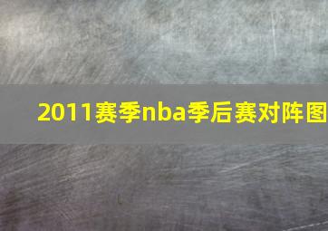 2011赛季nba季后赛对阵图