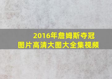 2016年詹姆斯夺冠图片高清大图大全集视频