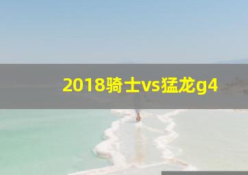 2018骑士vs猛龙g4