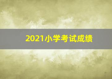 2021小学考试成绩