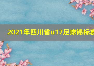 2021年四川省u17足球锦标赛