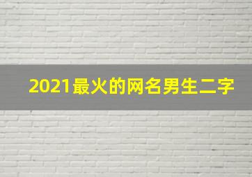 2021最火的网名男生二字