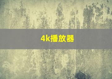 4k播放器