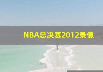 NBA总决赛2012录像