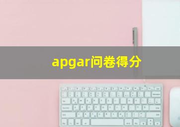 apgar问卷得分