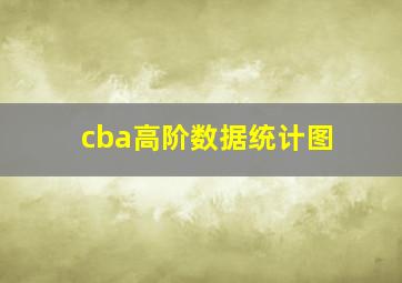 cba高阶数据统计图