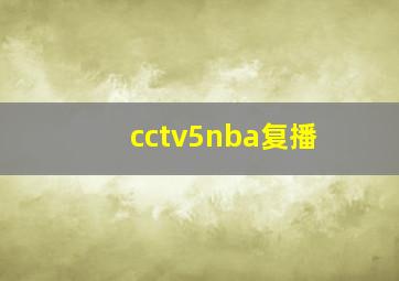 cctv5nba复播