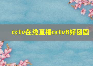 cctv在线直播cctv8好团圆