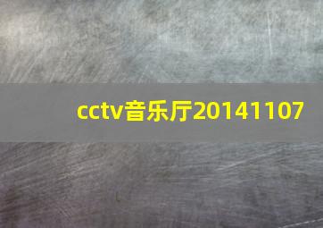 cctv音乐厅20141107